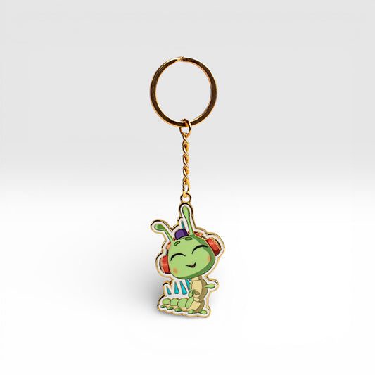 Chill Caterpillar Keychain