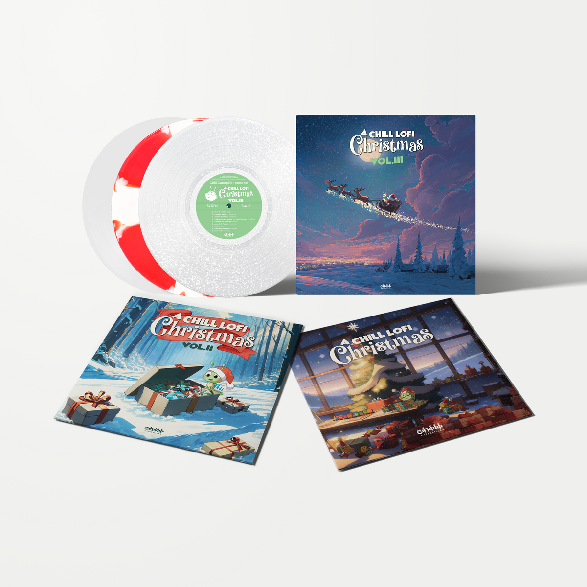 A Chill lofi Christmas Vinyl Bundle (Vol. I-III)